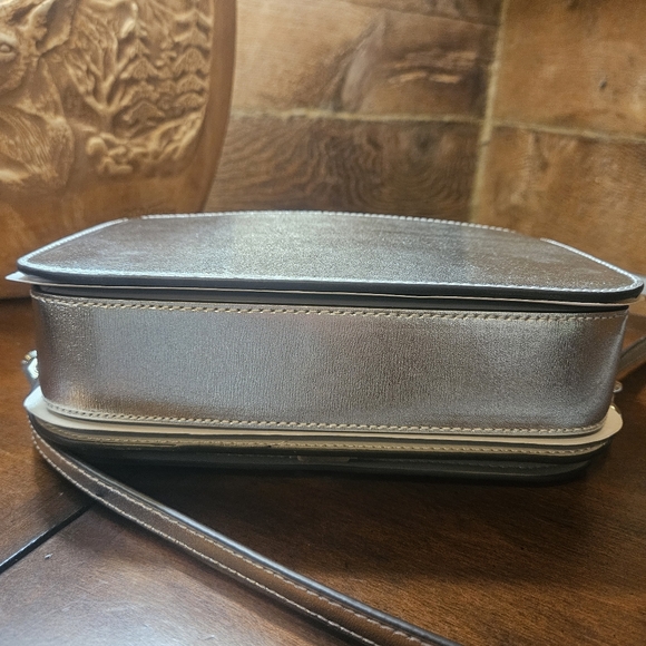 Michael Kors Silver Crossbody Bag - Picture 11 of 14
